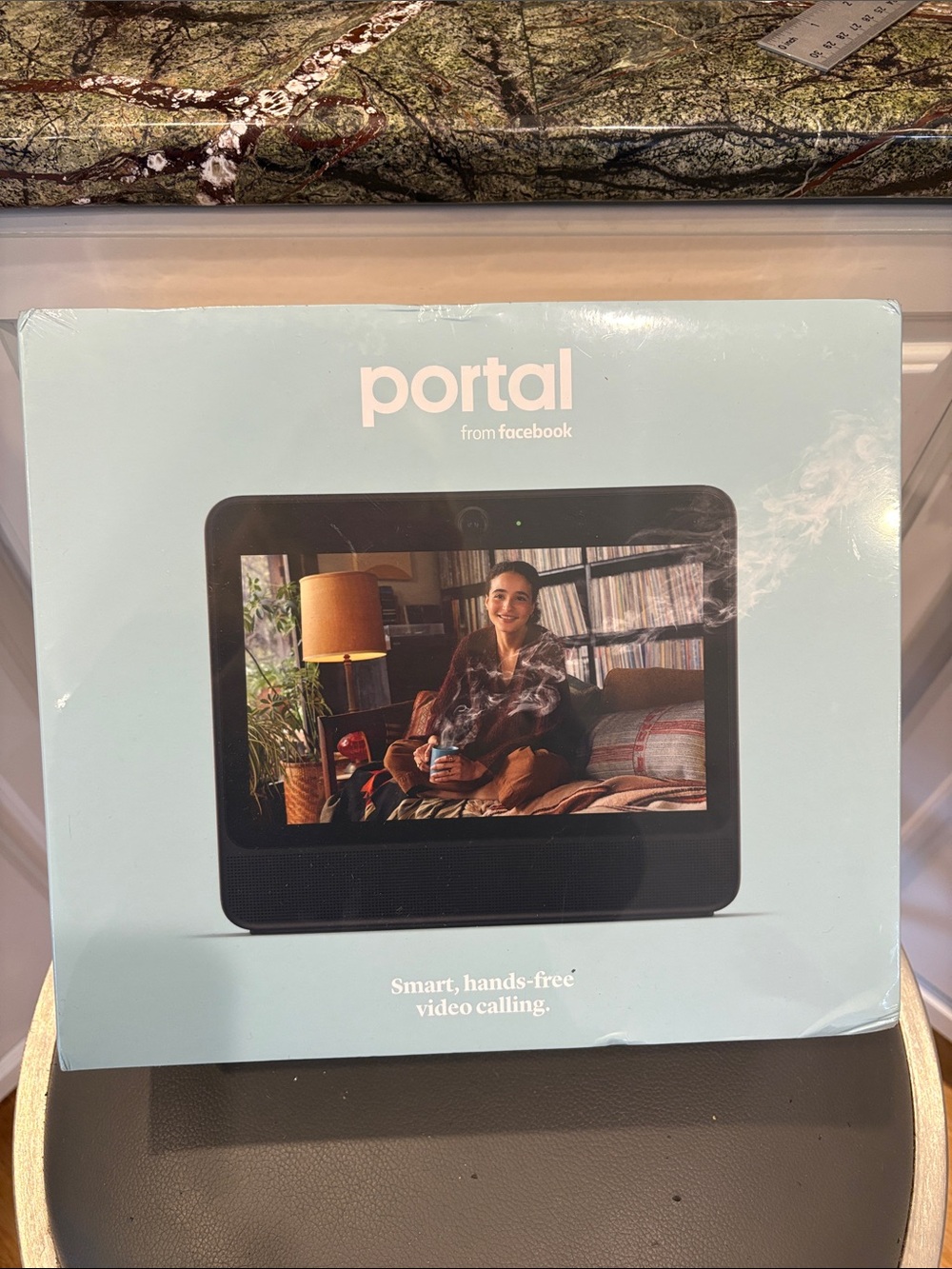 Facebook 10.1" Portal Smart with Alexa White B81AO1WUS - New Sealed